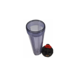 Waterfilterbehuizing Big Blue 20 inch in-out 1 inch transparant - Afbeelding 2