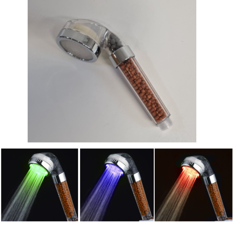 Douchekop LED incl waterfiltering Krausen